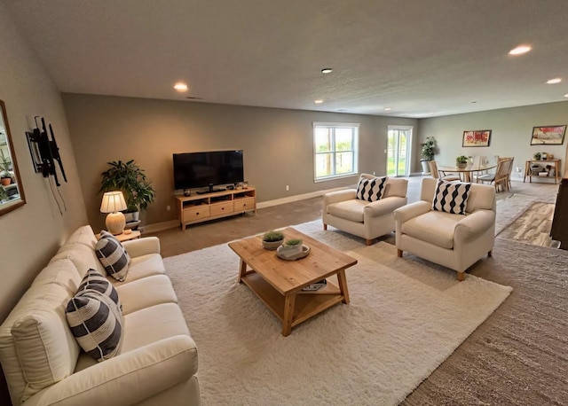 1837 15th Ave SE, Altoona, IA 50009 - living area featuring recessed lighting and baseboards