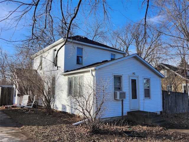 view of side of home