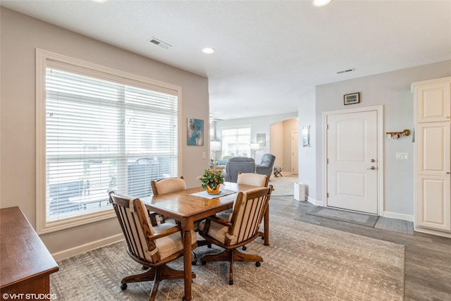 view of dining room