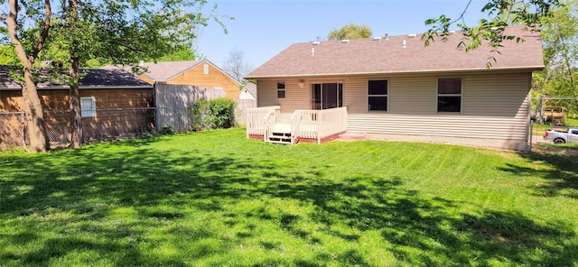 5804 Snyder Ave, Des Moines, IA 50322 - back of house featuring a deck