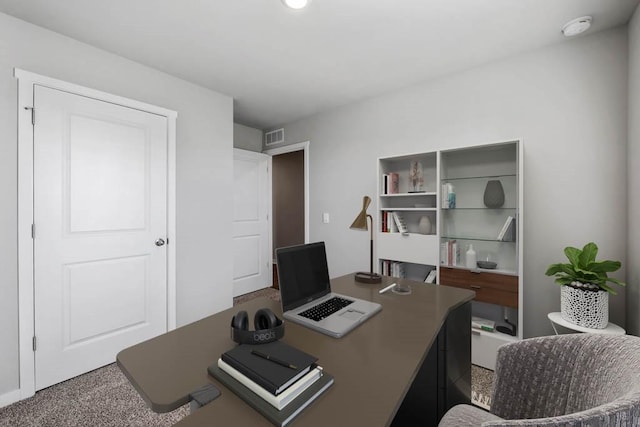 view of office area