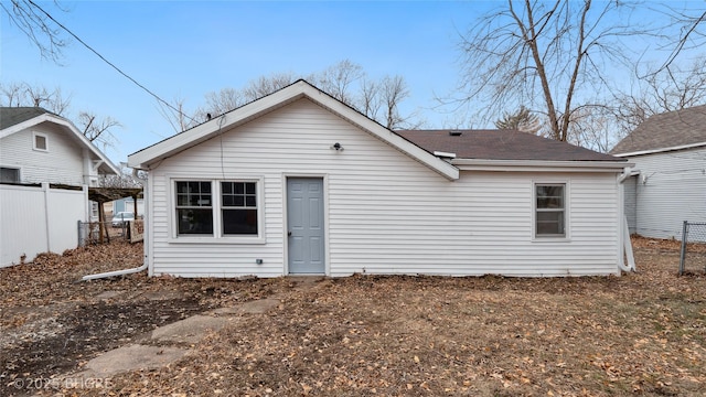 view of rear view of house