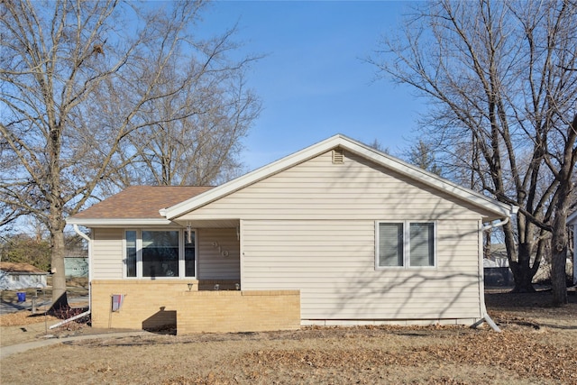 view of front of property