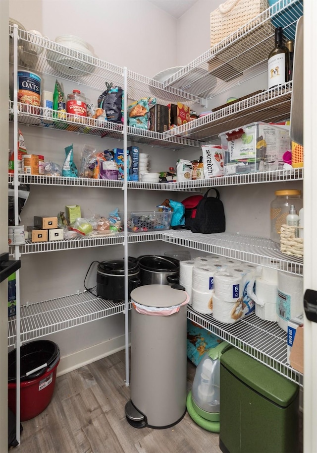 view of pantry