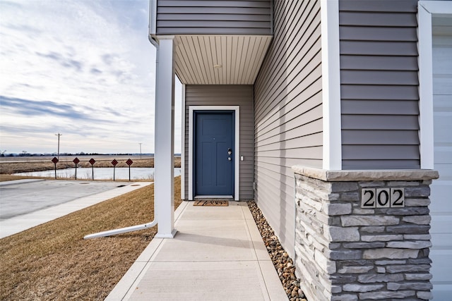 view of property entrance