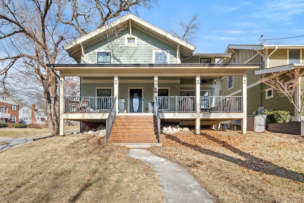 bungalow with a porch