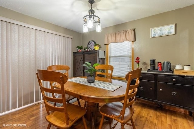 dining room featuring dark hardwood / wood-style floors