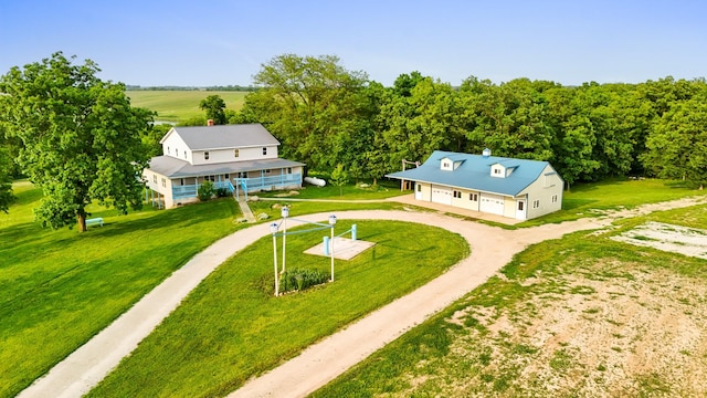 2466 655th Ave, Albia, IA 52531 - aerial view of property and surrounding area