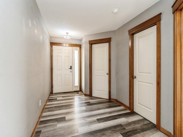 interior space featuring hardwood / wood-style flooring