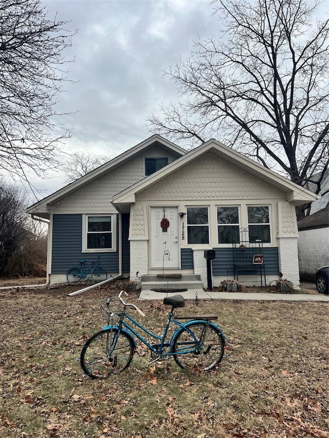 view of front of property