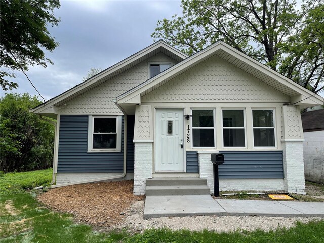 view of bungalow-style house