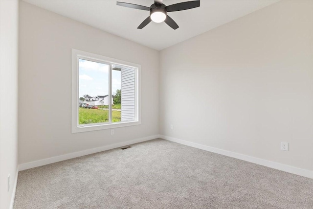 625 NW Georgetown Dr, Waukee, IA 50263 - carpeted spare room with a ceiling fan and baseboards