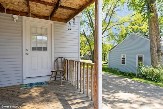 view of entrance to property