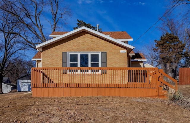 view of property exterior