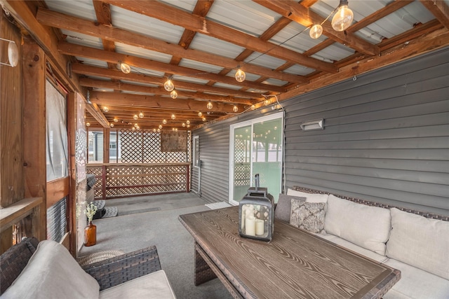 view of patio / terrace with outdoor lounge area