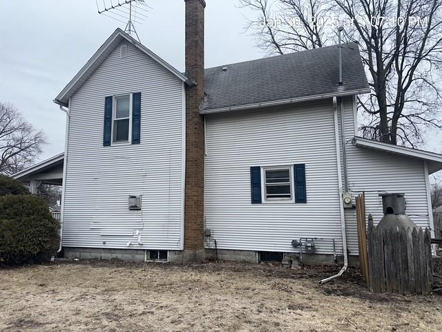 view of rear view of property