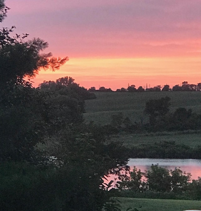 view of nature at dusk