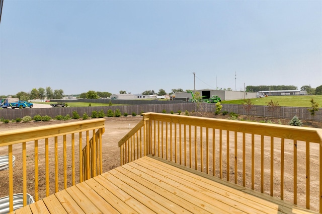 6423 NE 11th Ct, Des Moines, IA 50313 - wooden deck with a fenced backyard