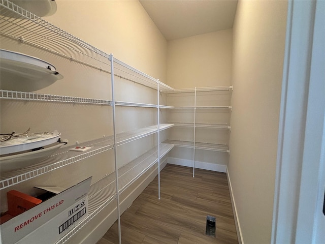 view of pantry