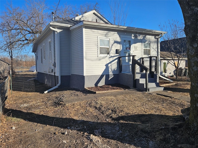 view of front of property