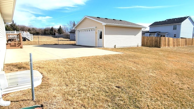 exterior space with a lawn