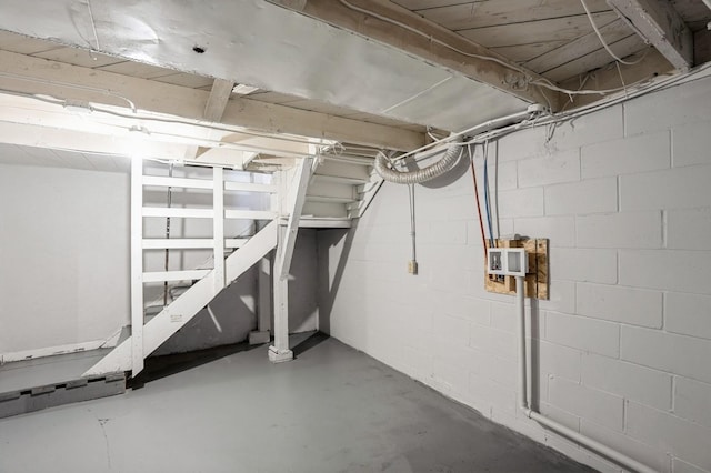 504 E Jackson Ave, Des Moines, IA 50315 - view of unfinished basement