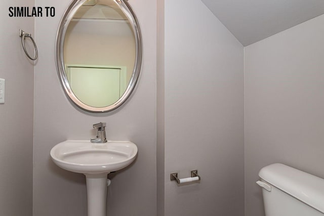 bathroom with toilet