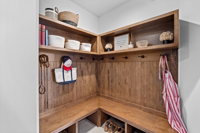 view of mudroom