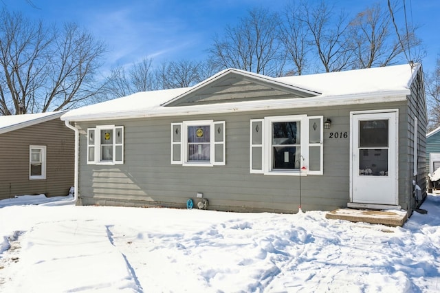 view of front of property