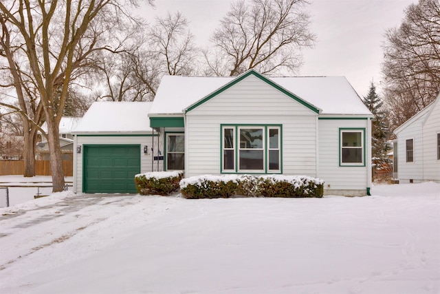 ranch-style house with a garage