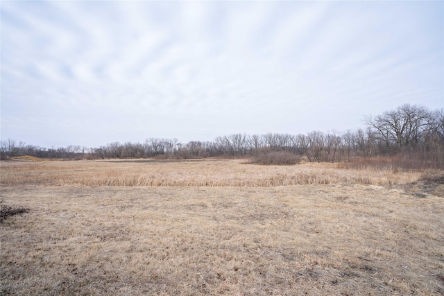 view of landscape featuring a rural view