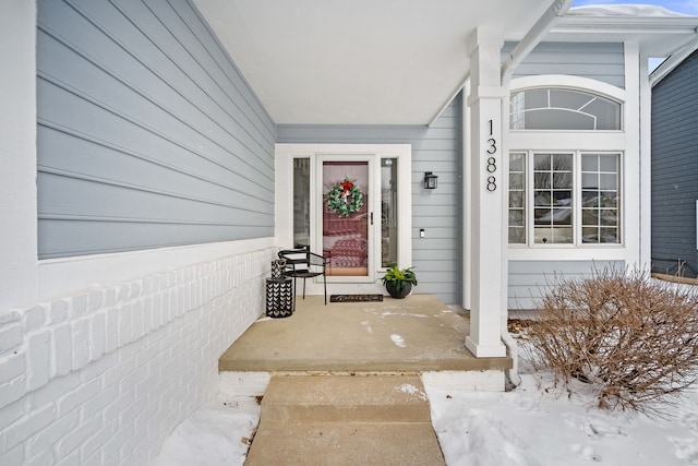 view of entrance to property