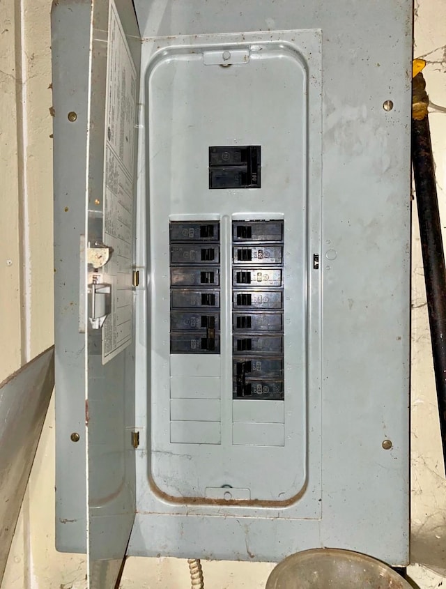 utility room featuring electric panel