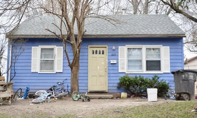 view of front of property