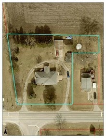405 Long St, Randall, IA 50231 - map of property location featuring property parcel outlined