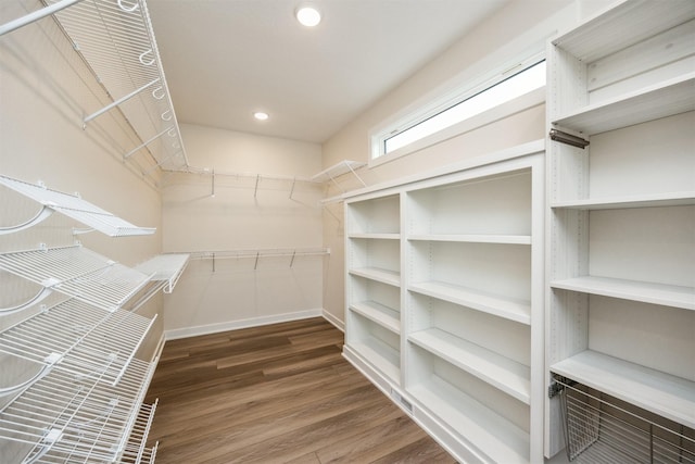 18258 Hidden Knl, Clive, IA 50325 - walk in closet with wood finished floors