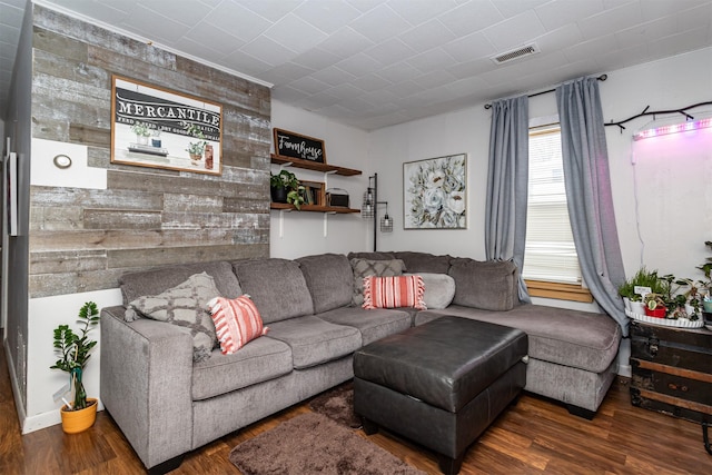 2003 Carroll St, Boone, IA 50036 - living area with visible vents and wood finished floors