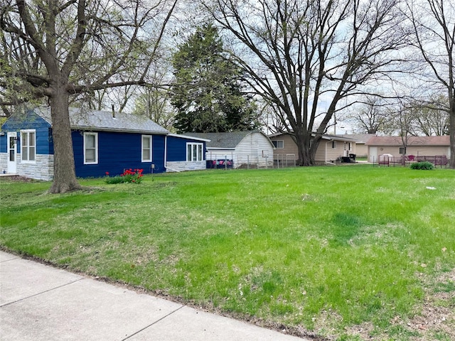 2003 Carroll St, Boone, IA 50036 - view of yard featuring fence