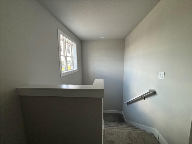 1727 Gordon Ct, Norwalk, IA 50211 - stairway with carpet floors and baseboards