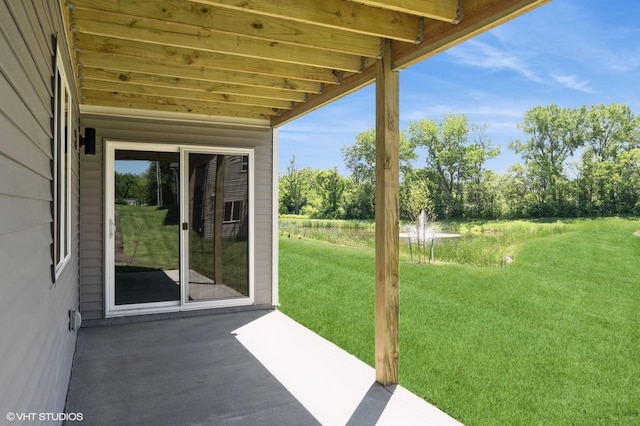 1020 2nd St NE, Altoona, IA 50009 - view of patio featuring view of wooded area