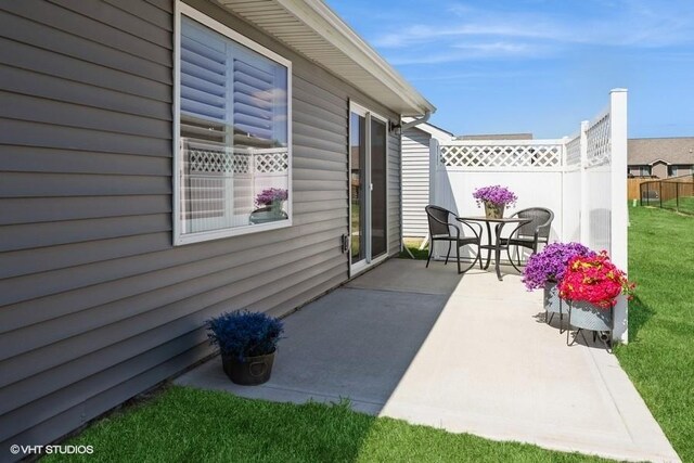 805 Cherry St NW, Bondurant, IA 50035 - view of patio with fence