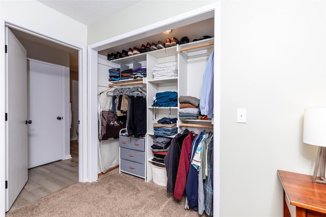 view of closet