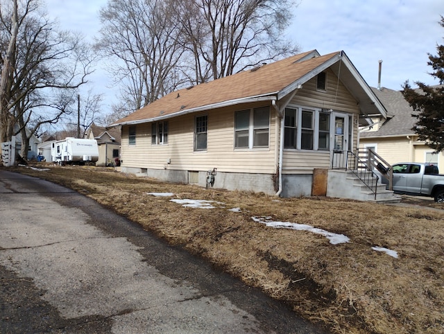 view of home's exterior