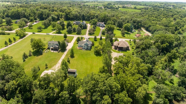 1905 W Olive St, Marshalltown, IA 50158 - aerial view of a heavily wooded area