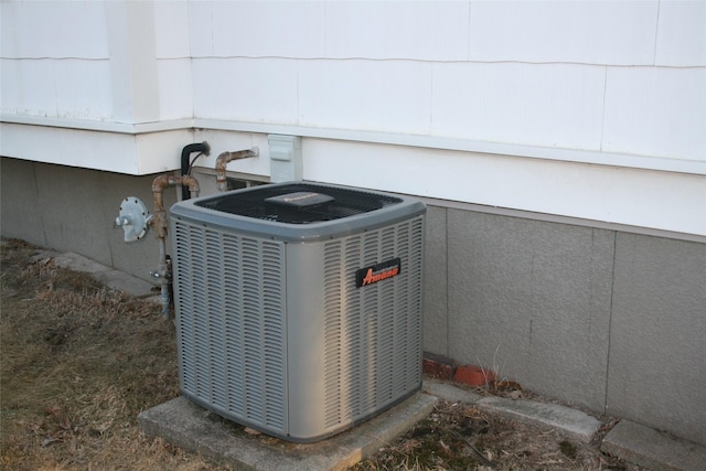 exterior details with cooling unit