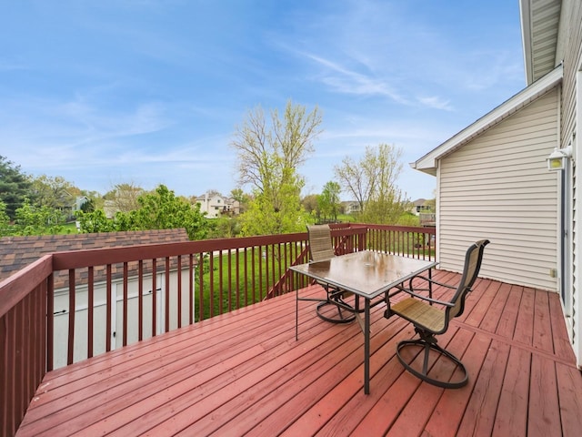 604 NW 8th St, Grimes, IA 50111 - deck with outdoor dining space