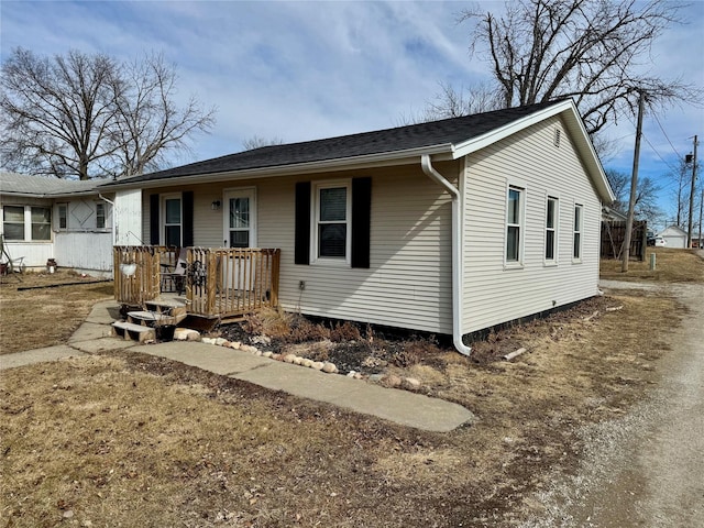 view of front of property