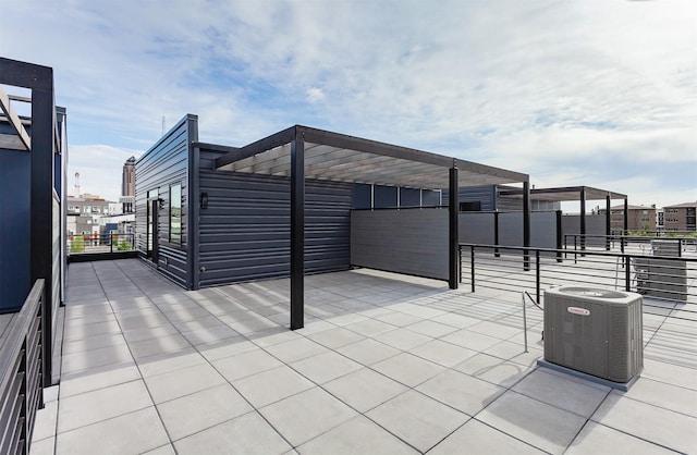 1166 Murphy St, Des Moines, IA 50309 - view of patio / terrace featuring cooling unit