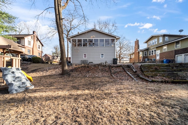 view of back of property