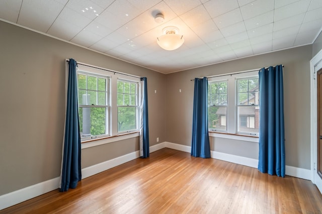 6015 Waterbury Cir, Des Moines, IA 50312 - spare room with healthy amount of natural light, light wood finished floors, and baseboards
